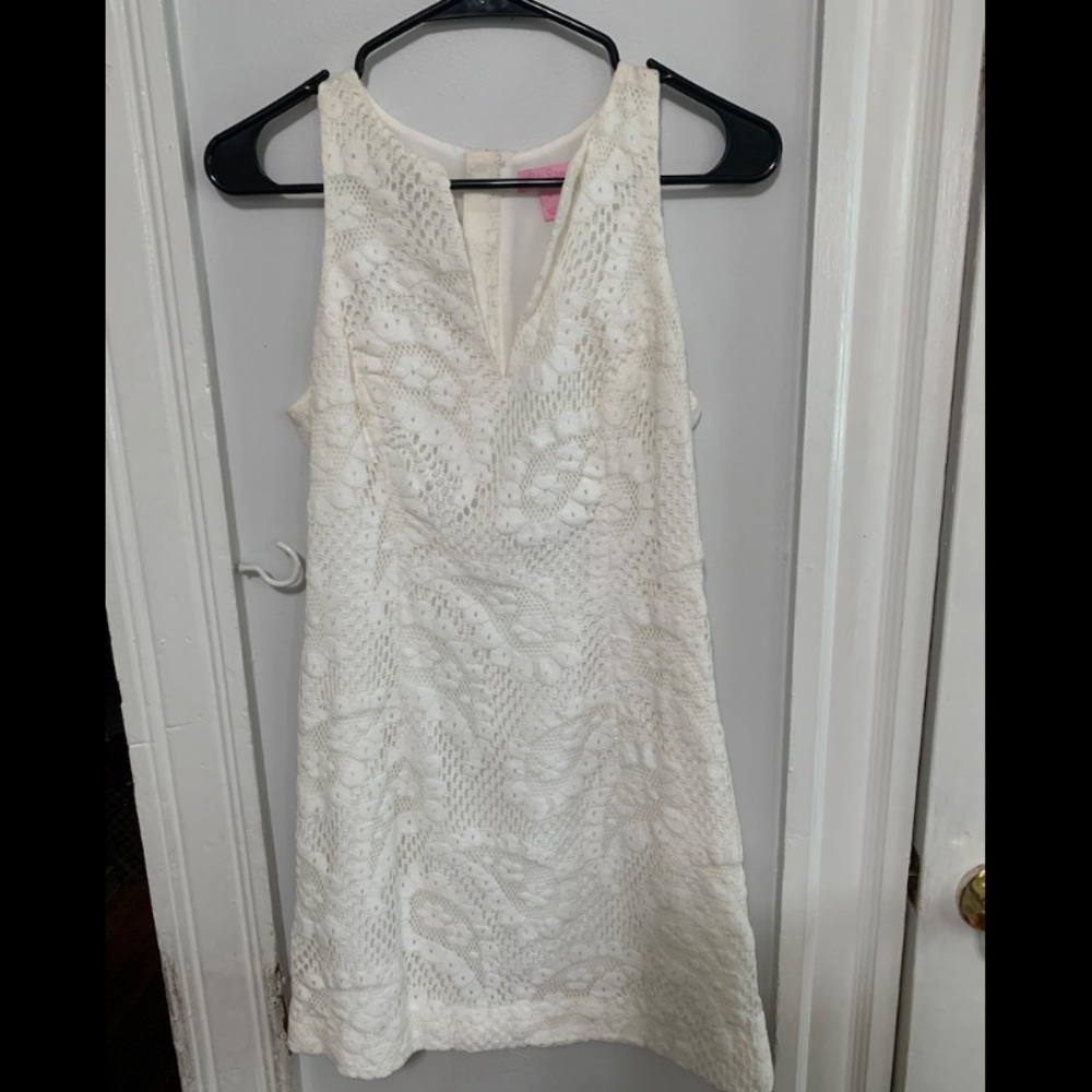 White Lace Lilly Pulitzer Dress